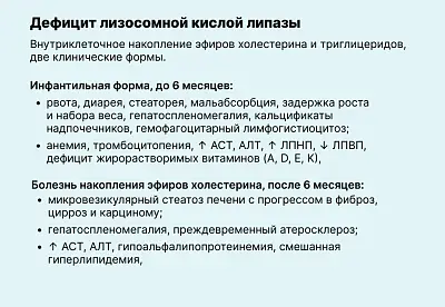 День осведомленности о дефиците лизосомной кислой липазы